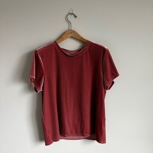 A&F velvet t-shirt